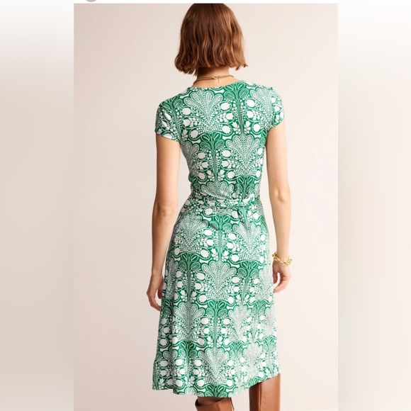 Boden Joanna cap sleeve wrap dress - Picture 2 of 2